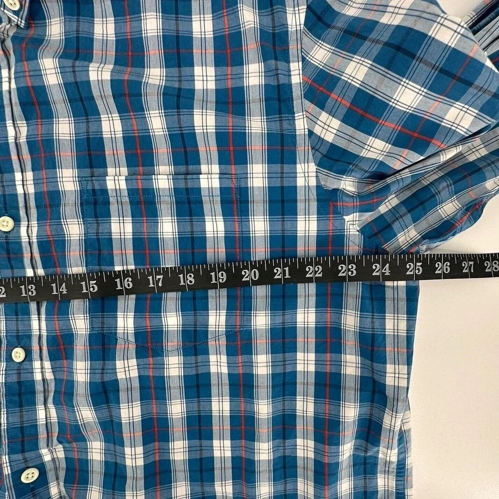Banana Republic Tailor Slim Fit Striped Collared Long Sleeve Shirt Mens Size XXL